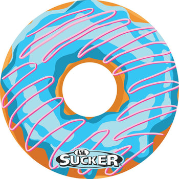 Blue and Pink Swirl Donut