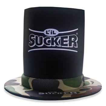 Lil Sucker Insulator Bottle Koozie Suction Cup Camo